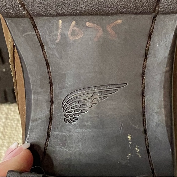 REDWING / Brown Leather Chelsea Ankle Boots Size 7.5 - Picture 8 of 14